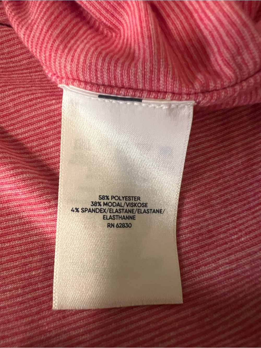 Lands' End Women's Long Sleeve Tee Pink Colorblock Small - Picture 4 of 4